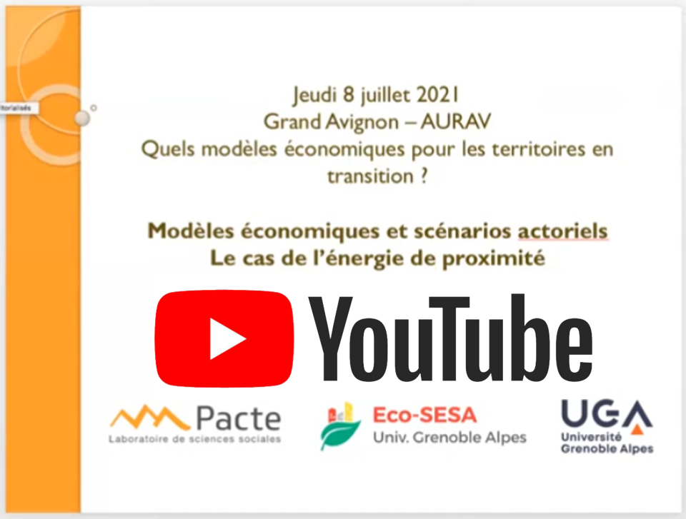 Quels modèles économiques pour les territoires en transition _l'energie de proximité