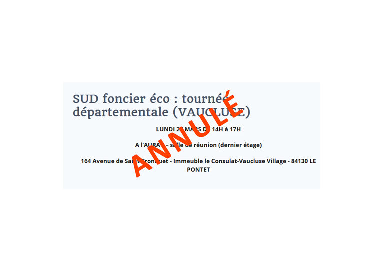 SUD foncier éco _VAUCLUSE